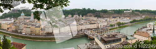 Image of Panoramic View of Salzburg, Austria