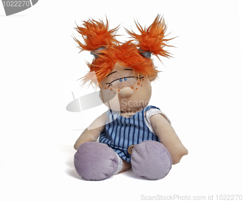 Image of red head funny doll