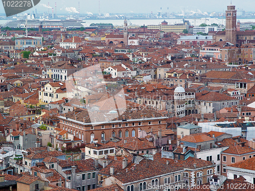 Image of Venice roofs and industry