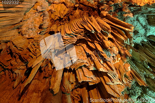 Image of Huge stalactites in Melidoni Cave