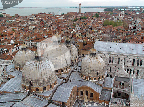 Image of Top view of Venice roof.