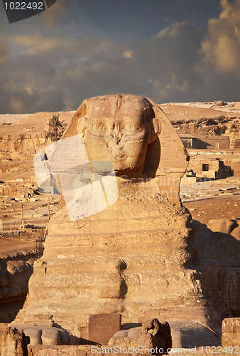 Image of Sphinx and Pyramid