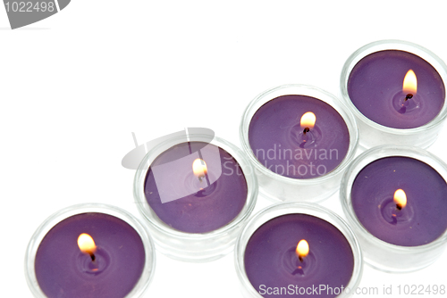 Image of Purple candles