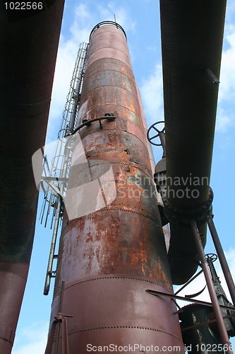 Image of Old Gasworks Tank at Seattle Washington