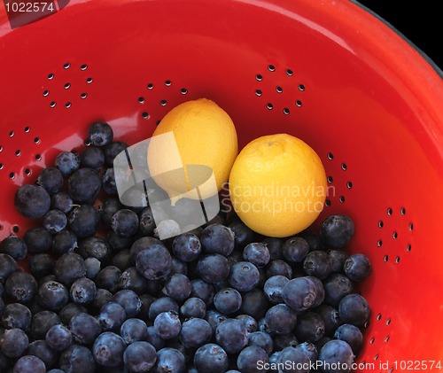 Image of blueberries and lemons
