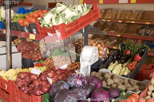 Image of vegetable market