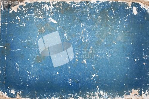 Image of Blue cardboard with age marks