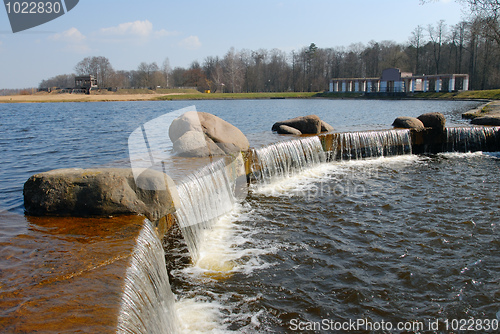 Image of Lake and Waterfalls