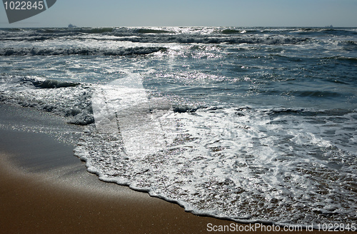 Image of The sea at sunset