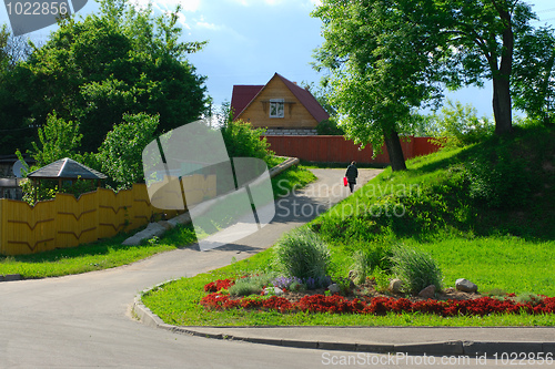 Image of The street of a provincial town