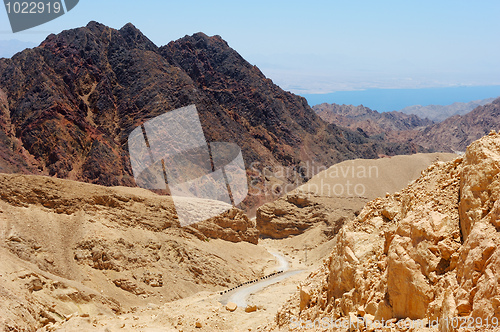Image of Mountains in the south of Israel, down to the Red Sea