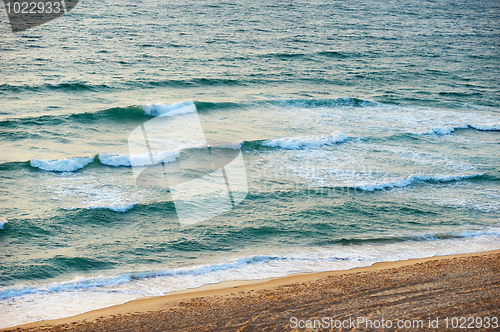 Image of The sea at sunset