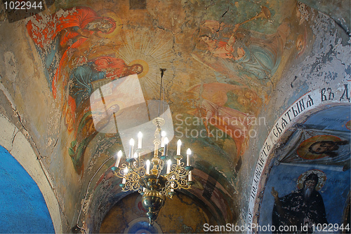 Image of Interior details of The Holy Transfiguration Church of the Savio