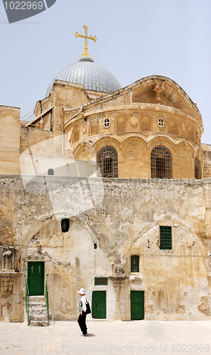 Image of On the roof of the Church of the Holy Sepulchre 