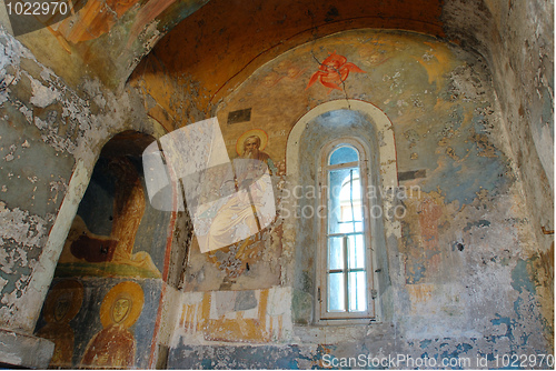 Image of Interior details of The Holy Transfiguration Church of the Savio