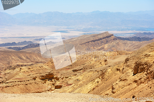 Image of Mountains in the south of Israel, down to the Red Sea 