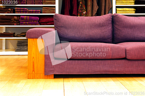 Image of Sofa and wardrobe