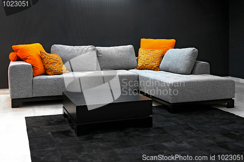 Image of Dark living room