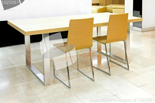Image of Wooden table