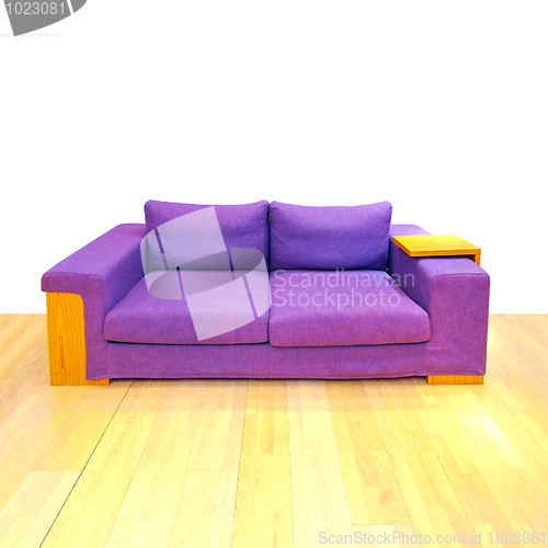 Image of Big purple sofa