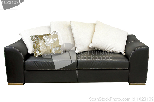 Image of Black sofa