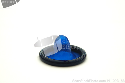 Image of Bright Blue Condom