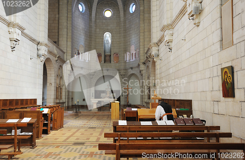 Image of Interior of the church in the monastery Latrun