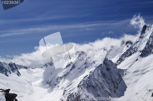 Image of Caucasus Mountains. Dombai.