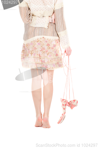 Image of Woman and shoes