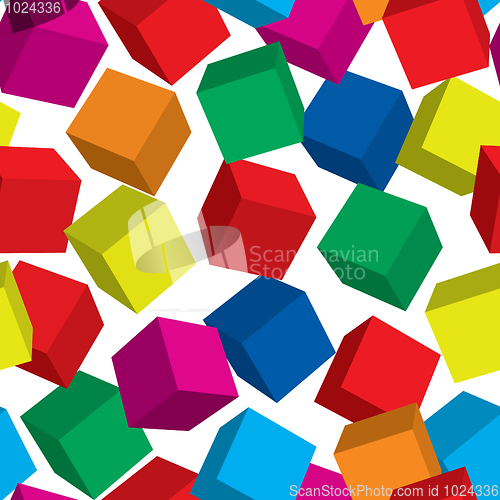 Image of Abstract cube background.