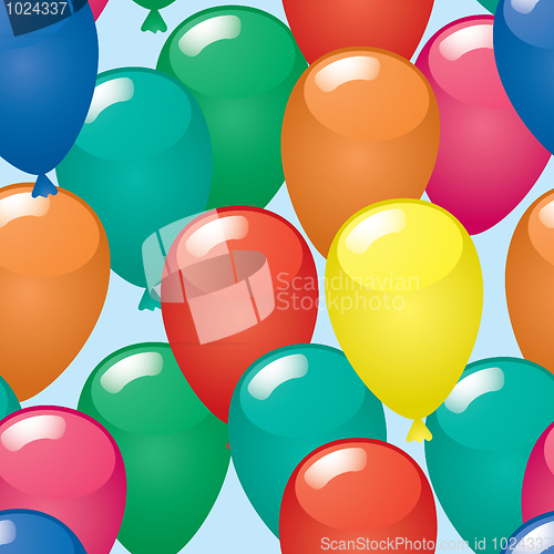 Image of Abstract balloons background.