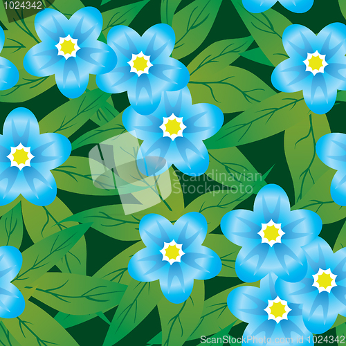 Image of Abstract forget-me-nots flowers background.