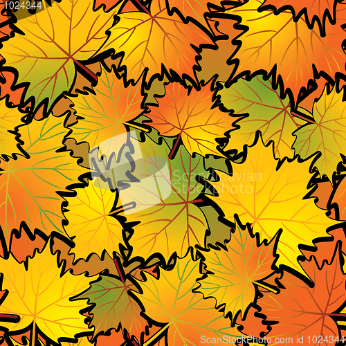 Image of Maple leaf abstract background.