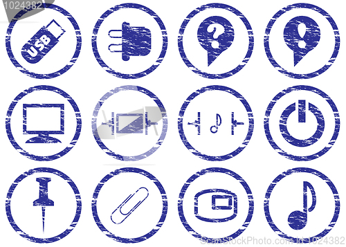 Image of Gadget icons set.