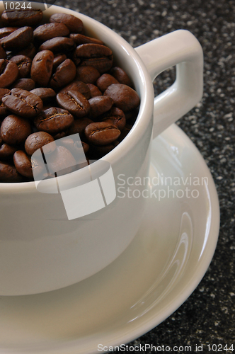 Image of Cup of Coffee Beans