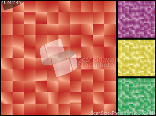 Image of Abstract red tiles seamless background.