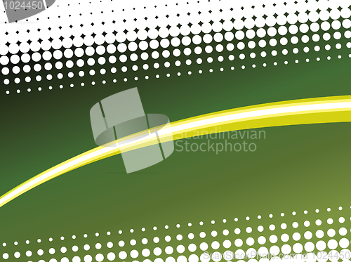 Image of Green frame background for you text.