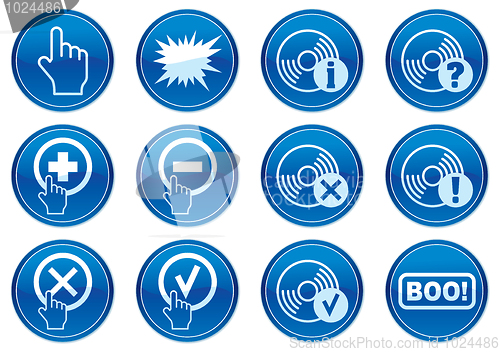 Image of Gadget icons set.