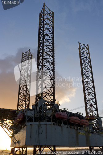 Image of Oil rig Denmark