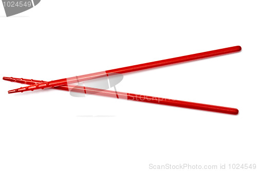 Image of Red chopsticks