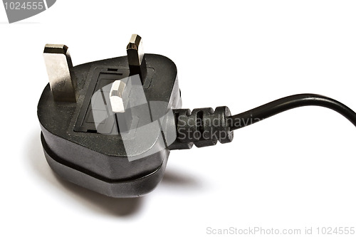 Image of Electric plug isolated on the white 