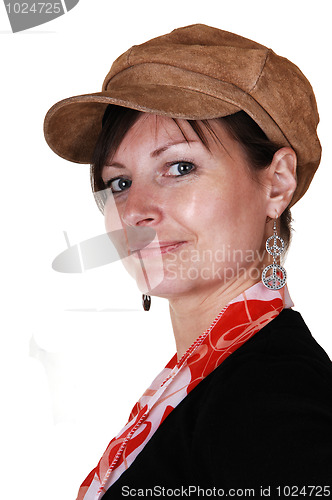 Image of Lady with hat.