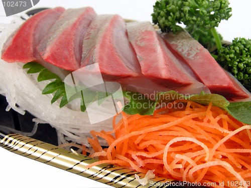 Image of Sashimi close-up