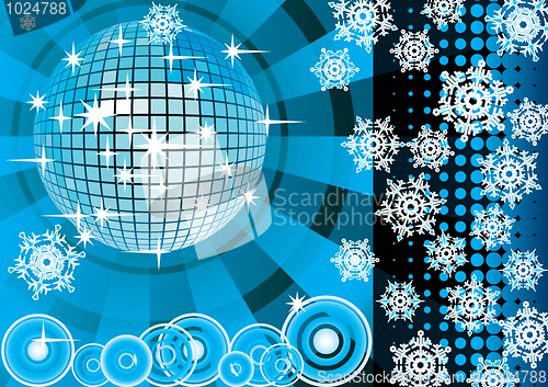 Image of To give a blue winter party.
