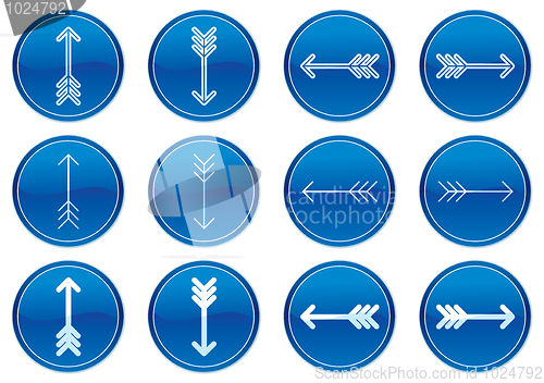 Image of Arrows icons set.