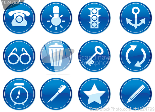 Image of Gadget icons set.