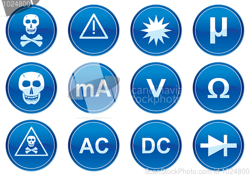 Image of Gadget icons set.