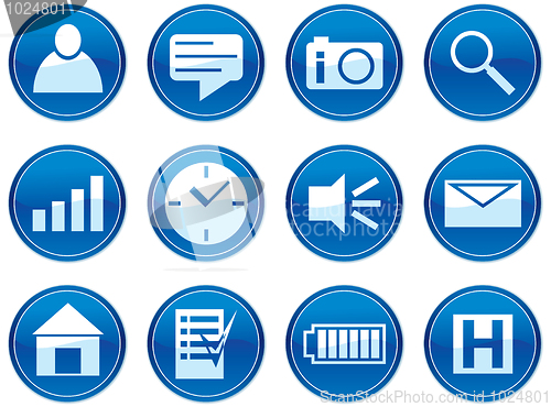 Image of Gadget icons set.