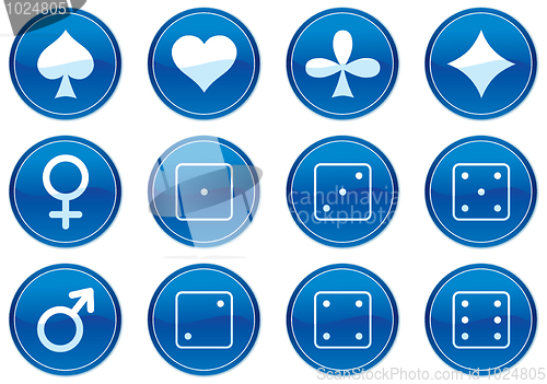 Image of Games icons set.