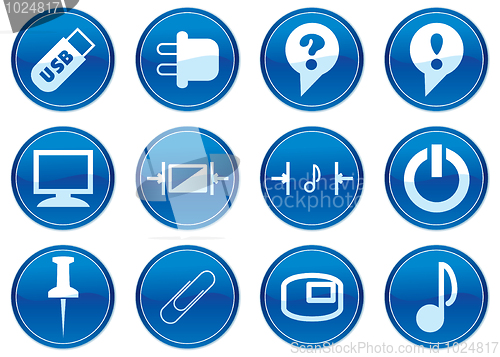 Image of Gadget icons set.